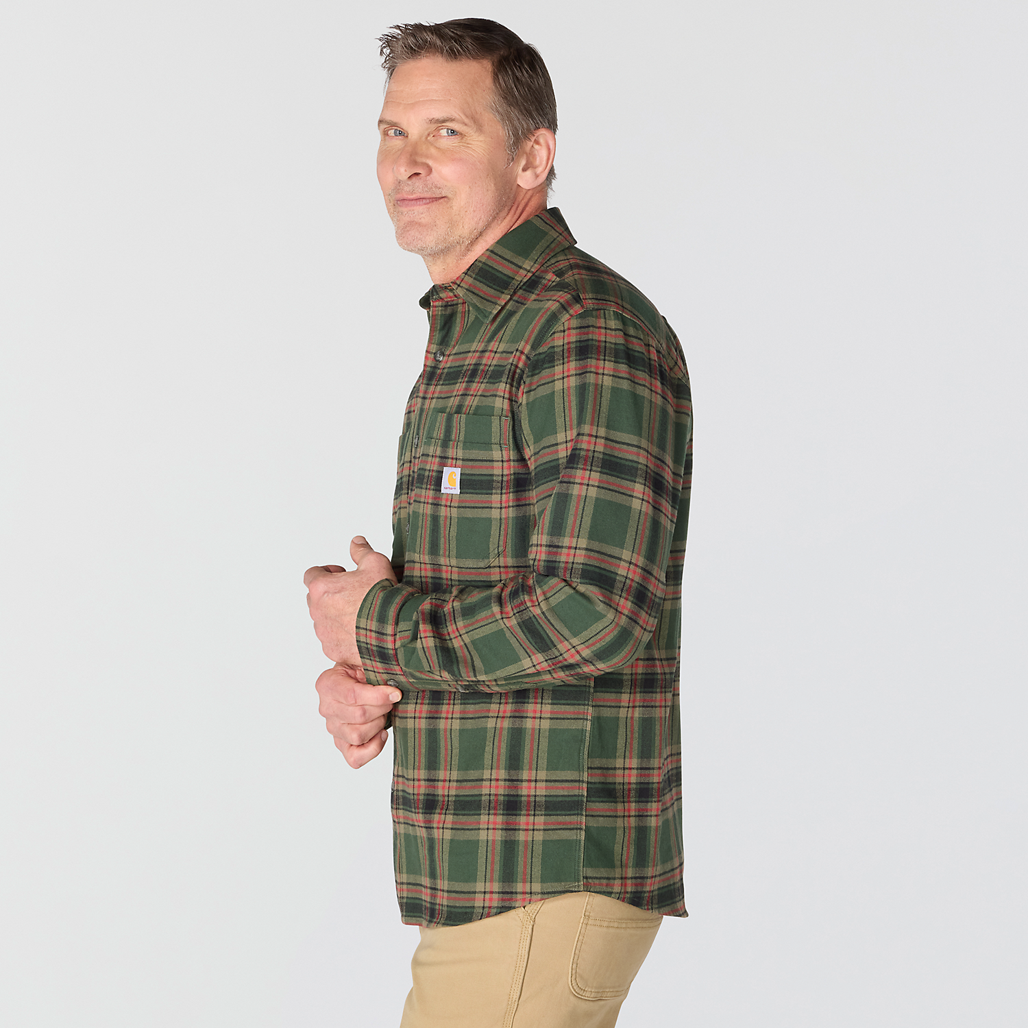 Carhartt Hamilton Relaxed Long Sleeve Plaid Shirt