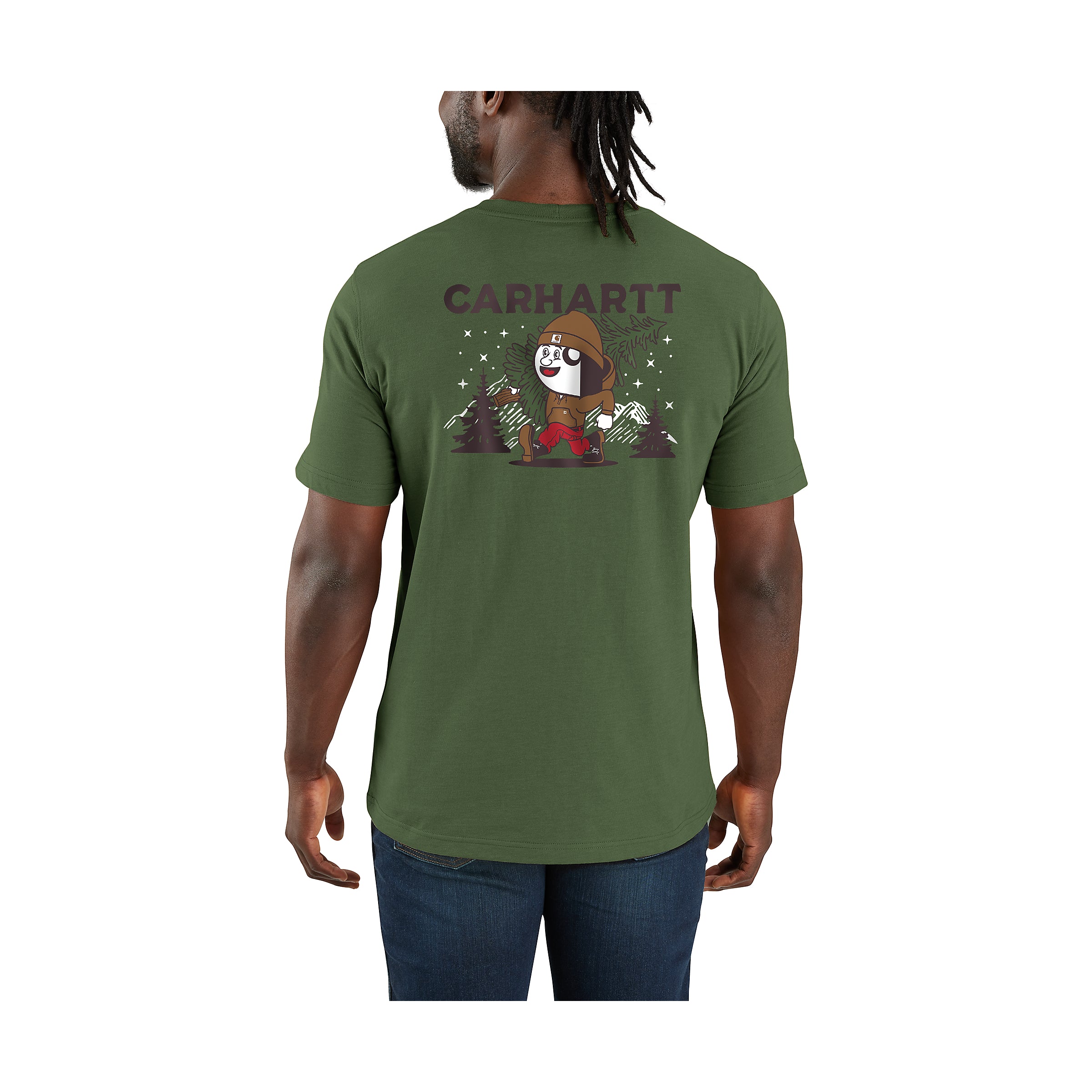 Carhartt Relaxed Fit Heavyweight Short-Sleeve Pocket Outdoor Graphic T-Shirt