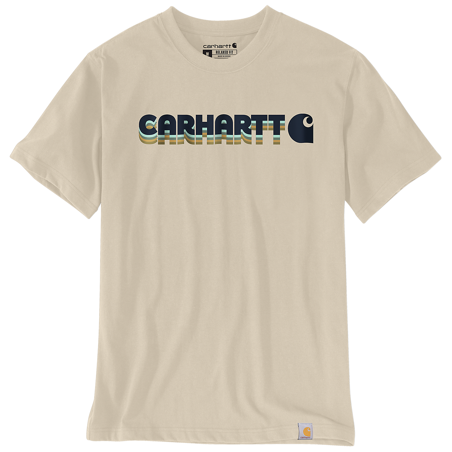 Carhartt Irvine Relaxed Fit Layered Logo T-Shirt