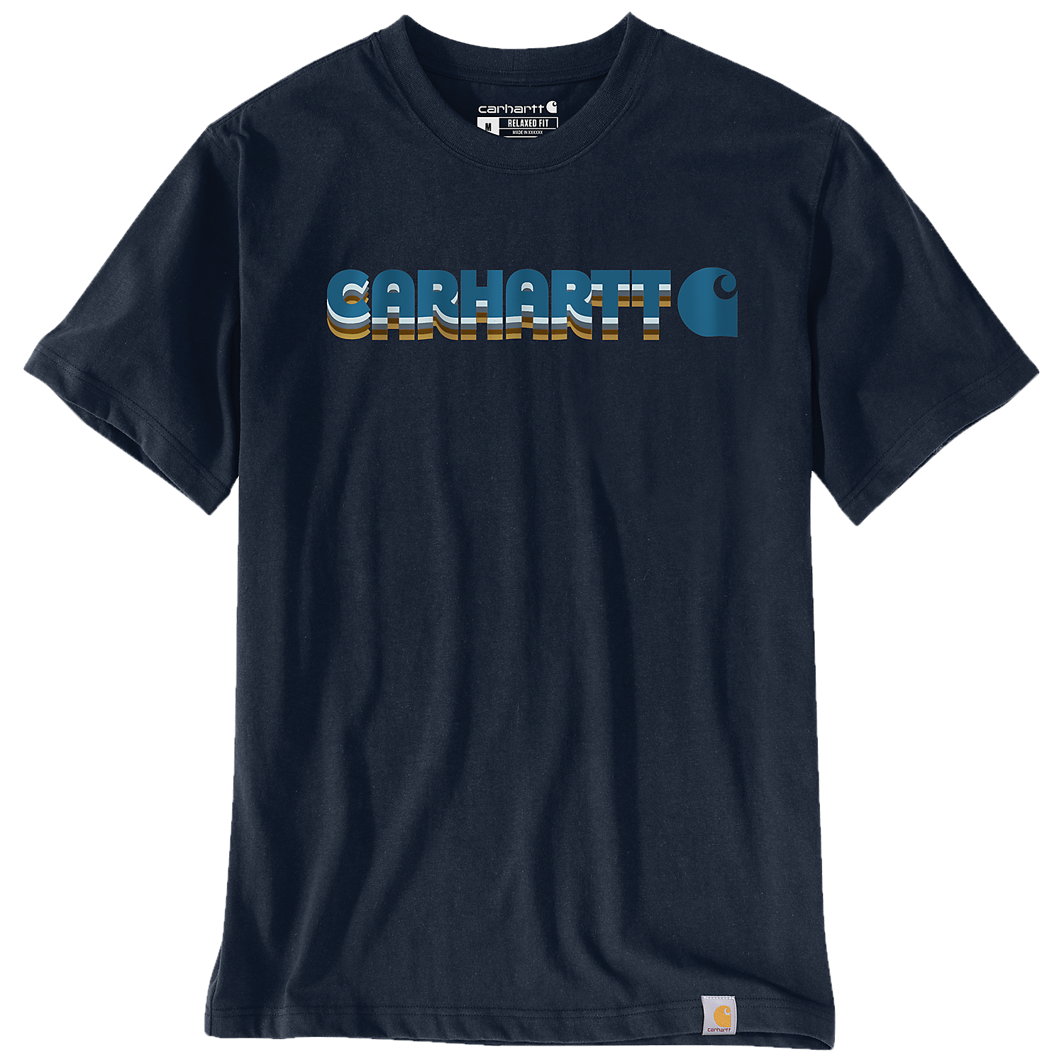Carhartt Irvine Relaxed Fit Layered Logo T-Shirt