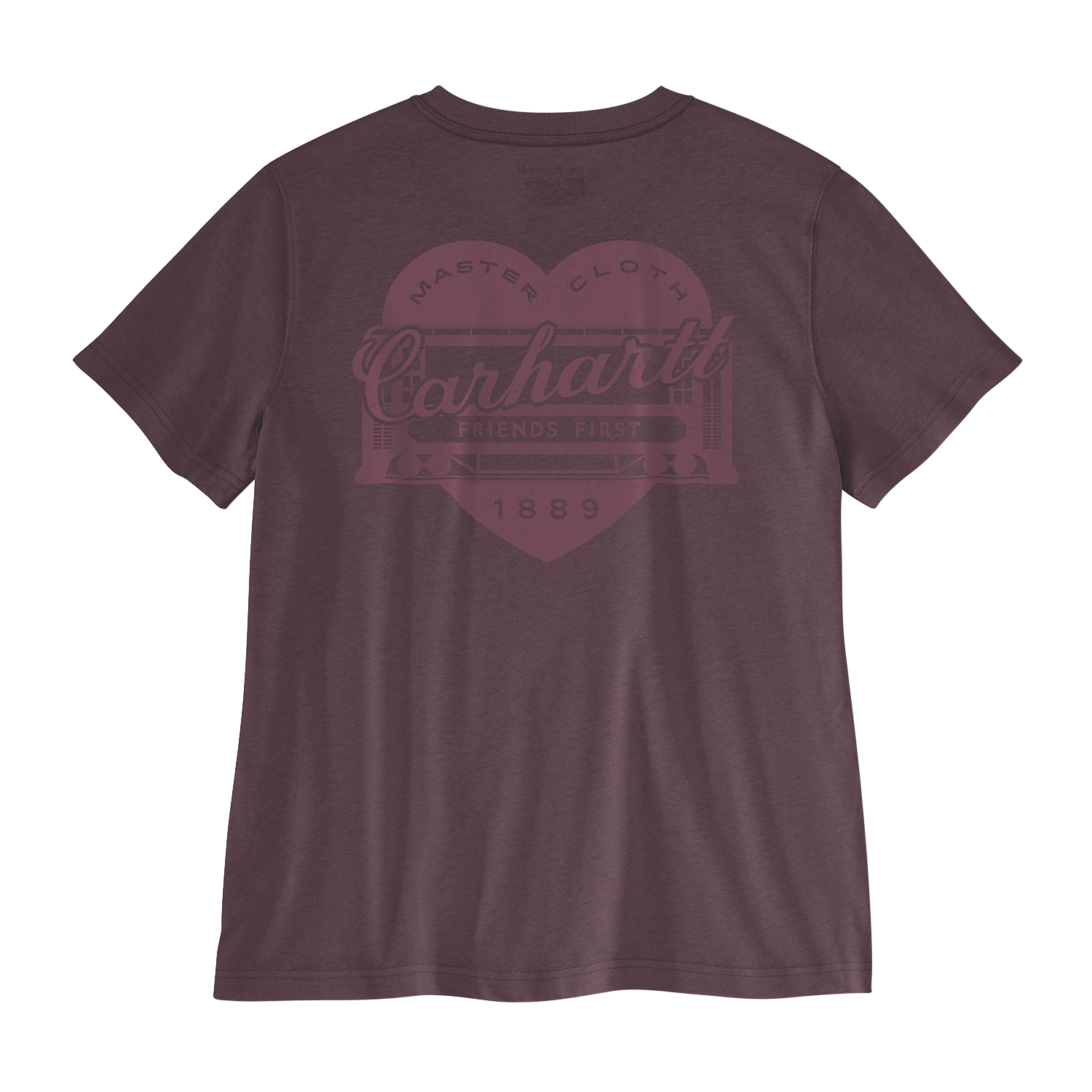 Carhartt Ladies Irvine Relaxed Fit Heritage Heart T-Shirt
