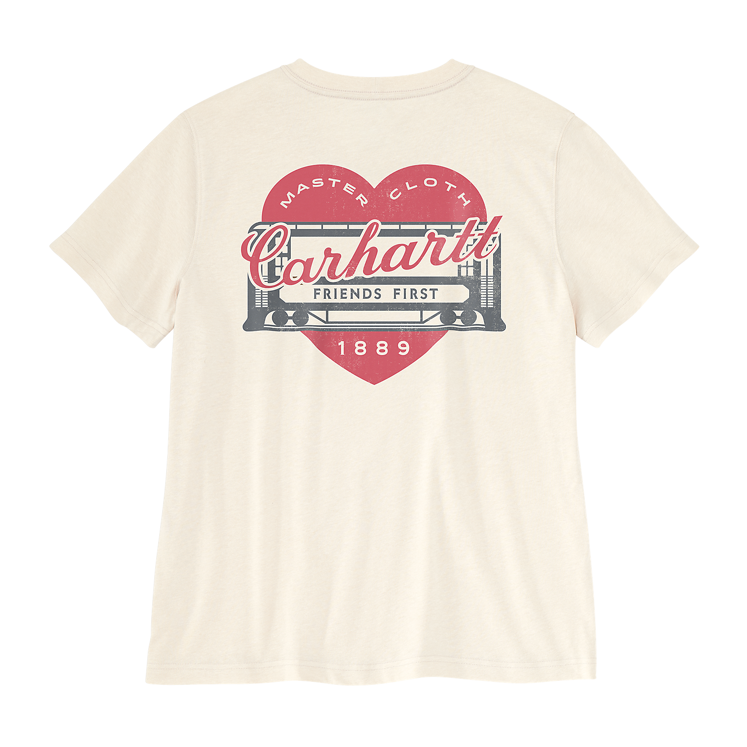 Carhartt Ladies Irvine Relaxed Fit Heritage Heart T-Shirt