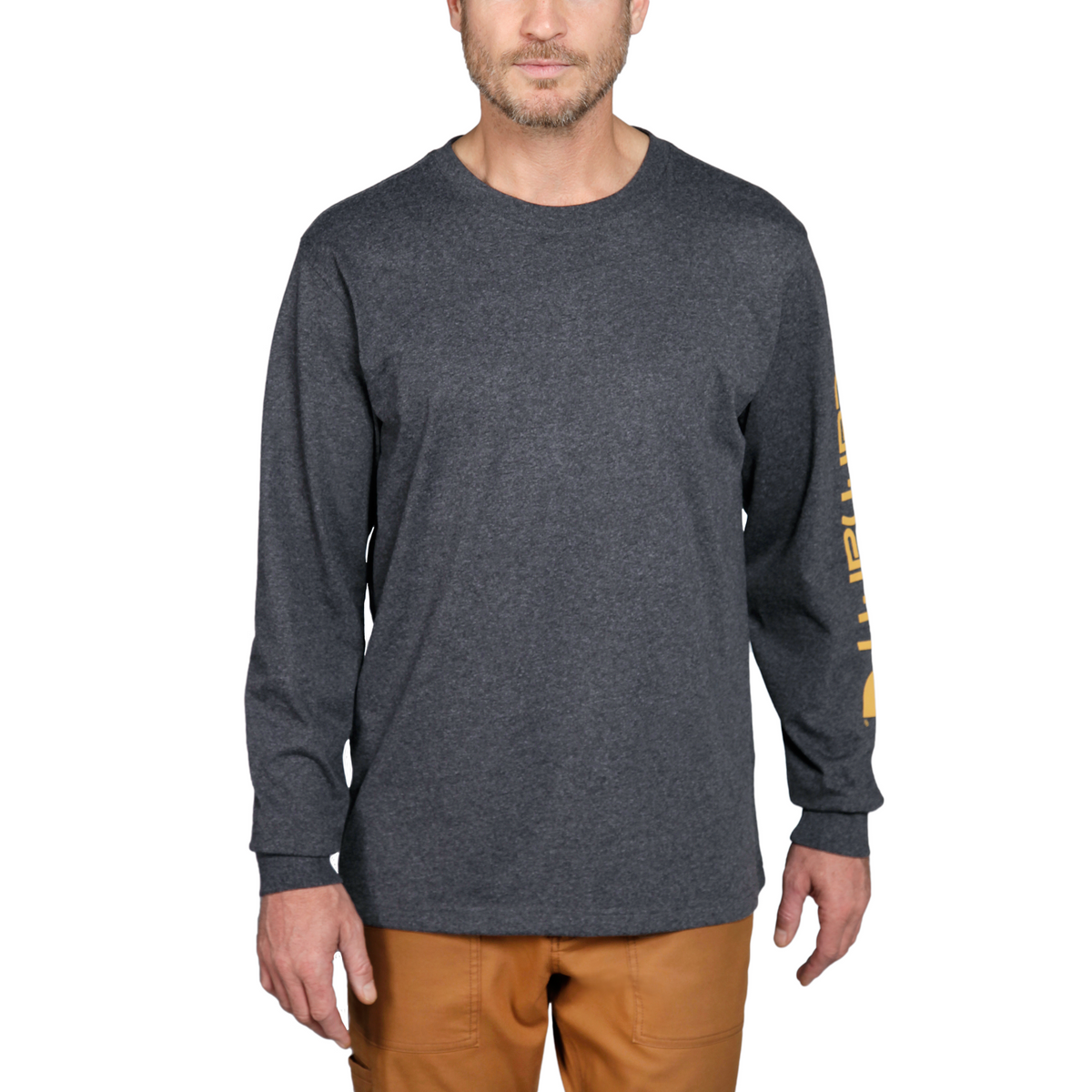 Carhartt Relaxed Fit Long Sleeve T-Shirt with Sleeve Logo