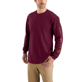 Carhartt Relaxed Fit Long Sleeve T-Shirt with Sleeve Logo