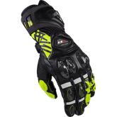 LS2 Feng Racing Gloves Black/High Visibility Yellow