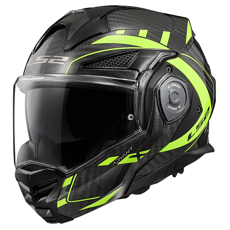 LS2 FF901 Advant X Carbon Future High Visibility Yellow