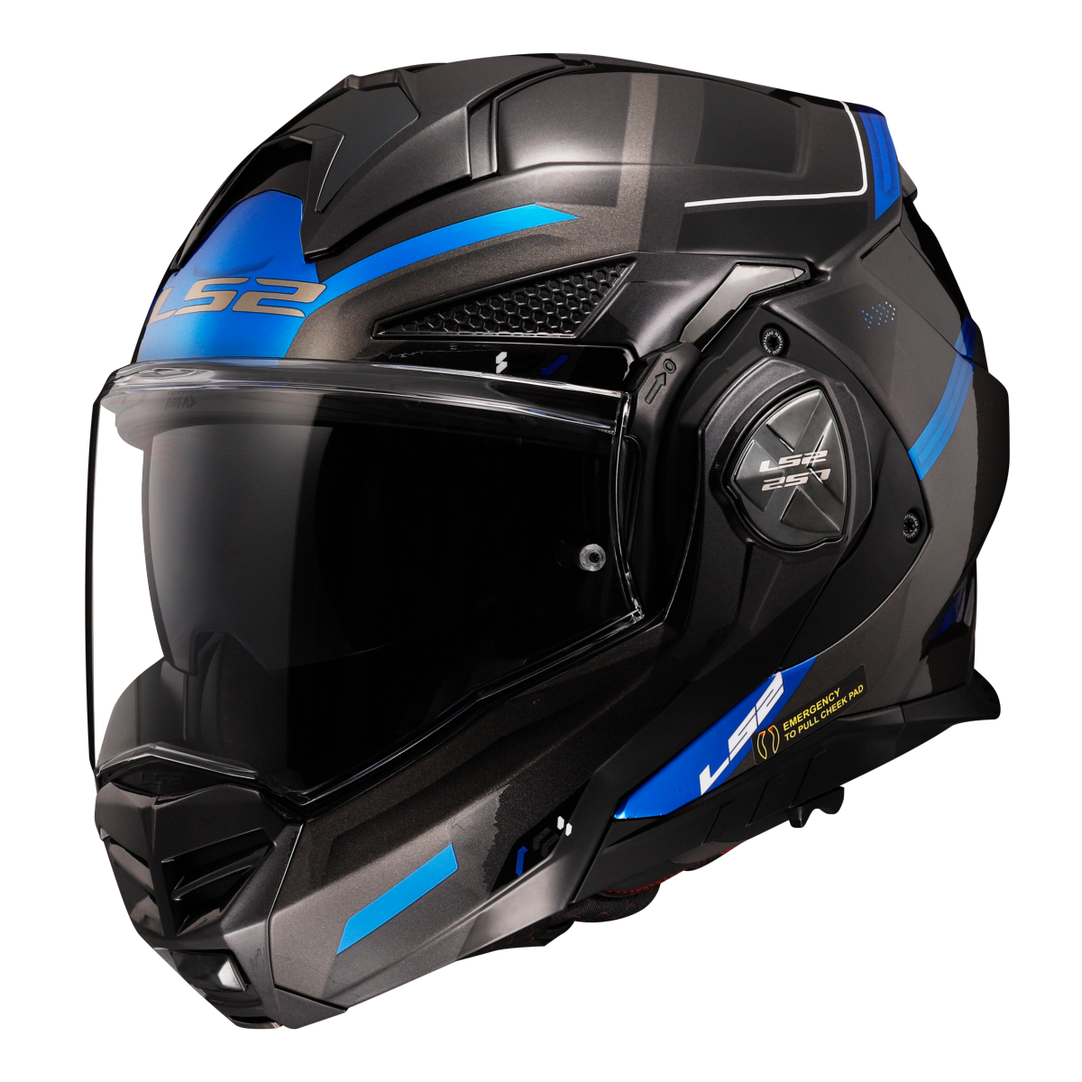 LS2 FF901 Advant X Spectrum Black/Titanium/Blue