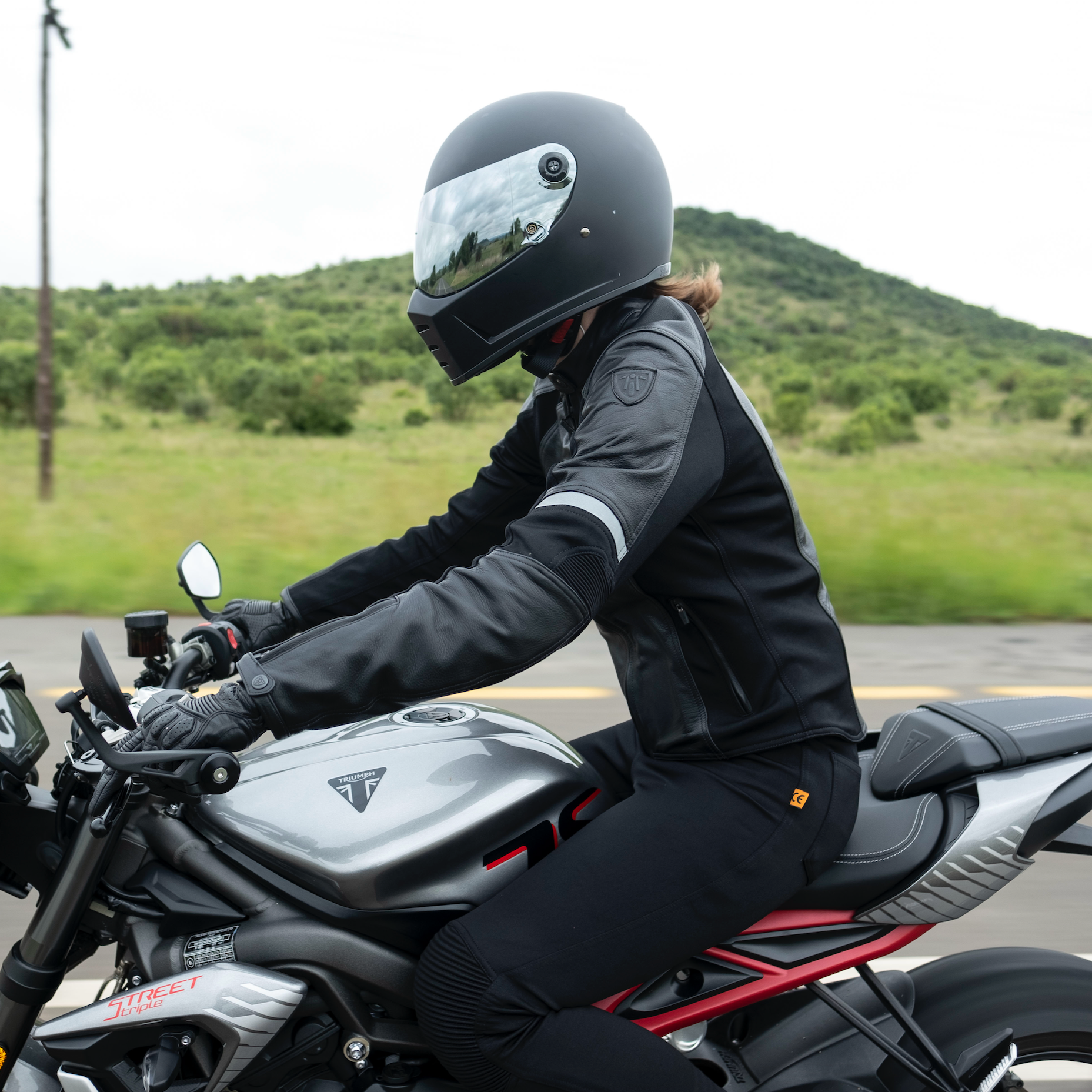 MotoGirl Fiona Leather Jacket Black