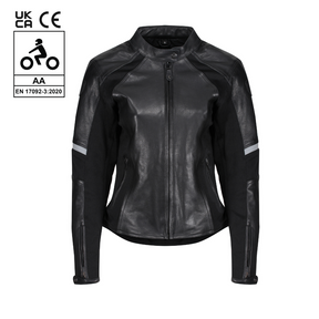 MotoGirl Fiona Leather Jacket Black