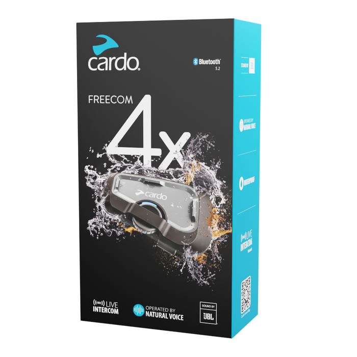 Cardo Freecom 4X Motorcycle Bluetooth Communication System