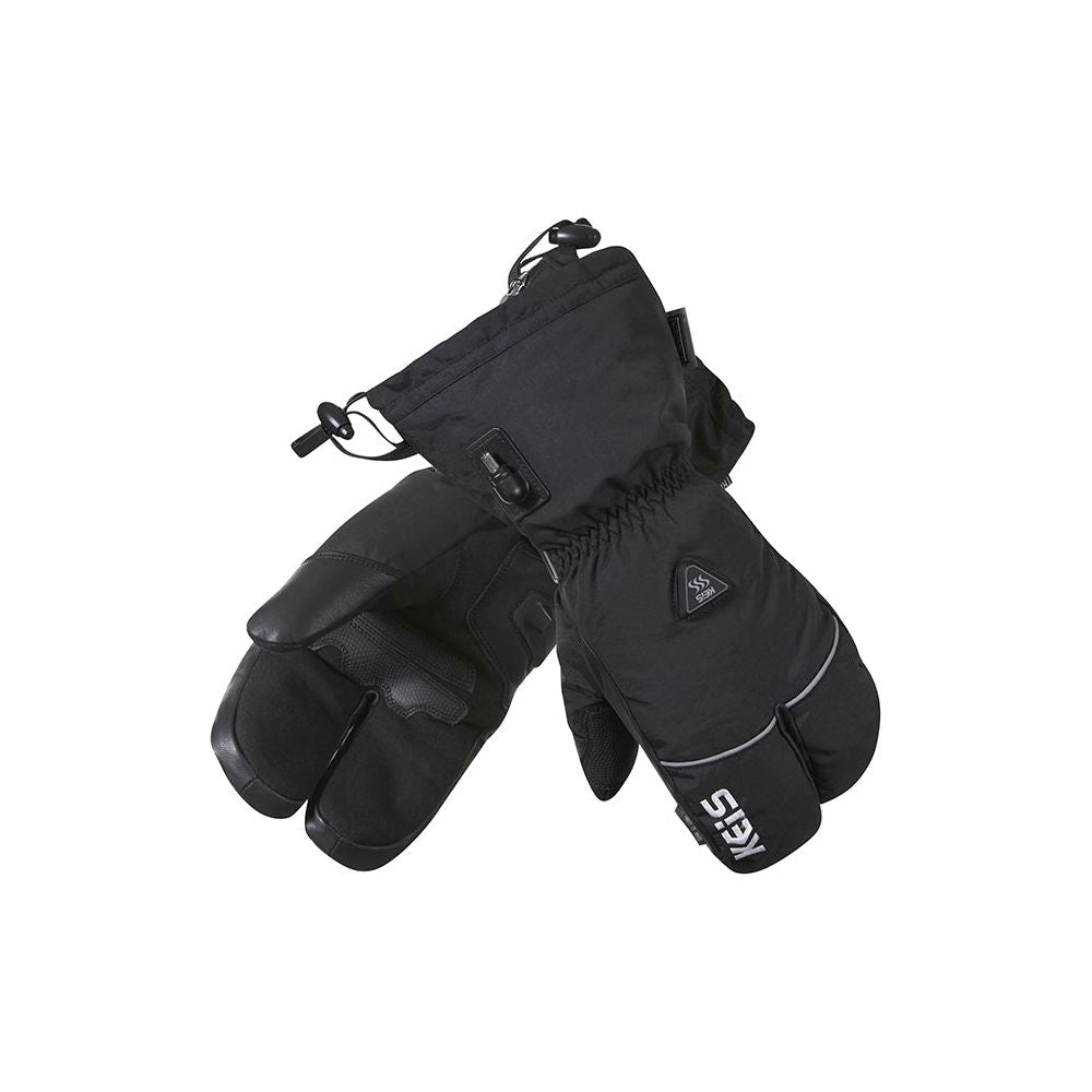 Keis G301 Premium 3-finger Heated Glove Textile Keis The Biker