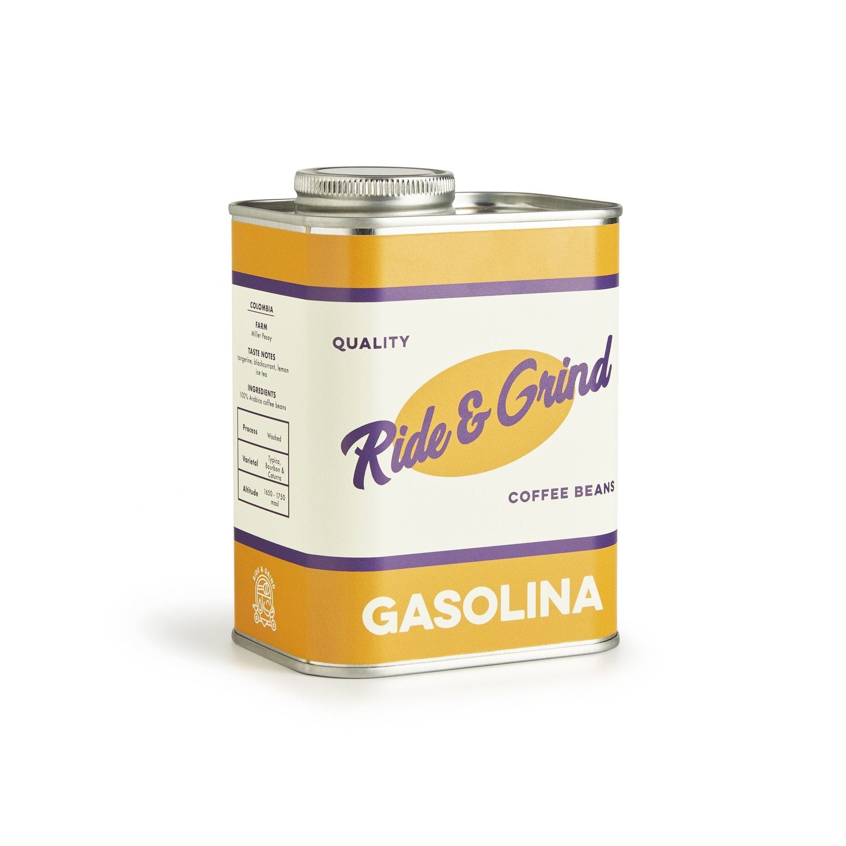 Ride & Grind Coffee Gasolina Tin 250g