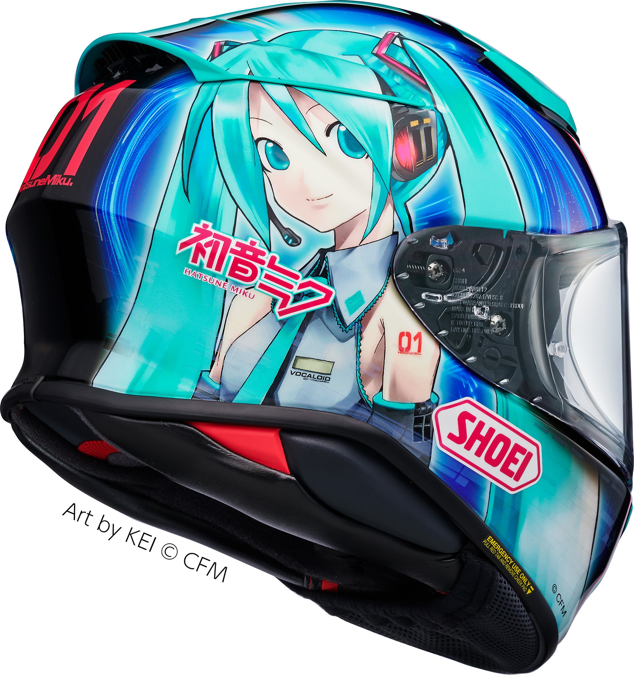 Shoei NXR2 Hatsune Miku TC-4