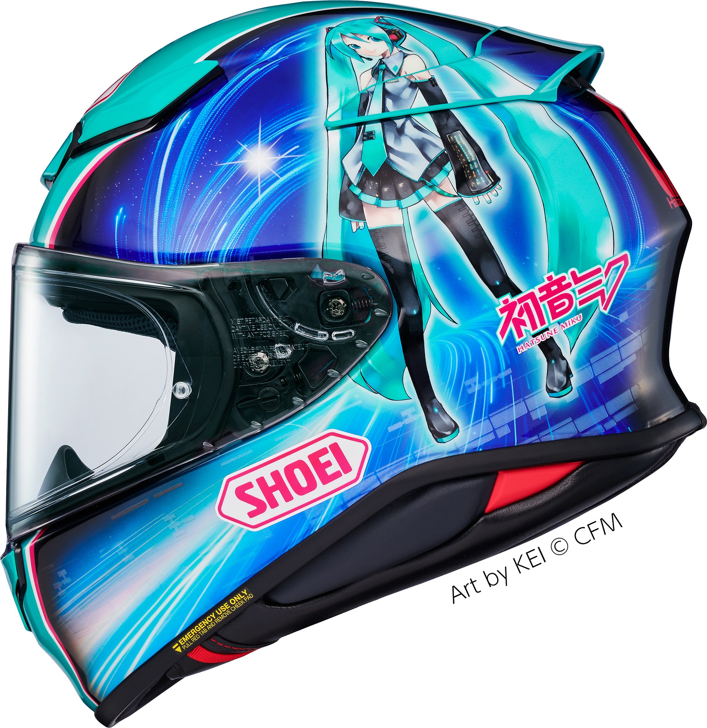 Shoei NXR2 Hatsune Miku TC-4