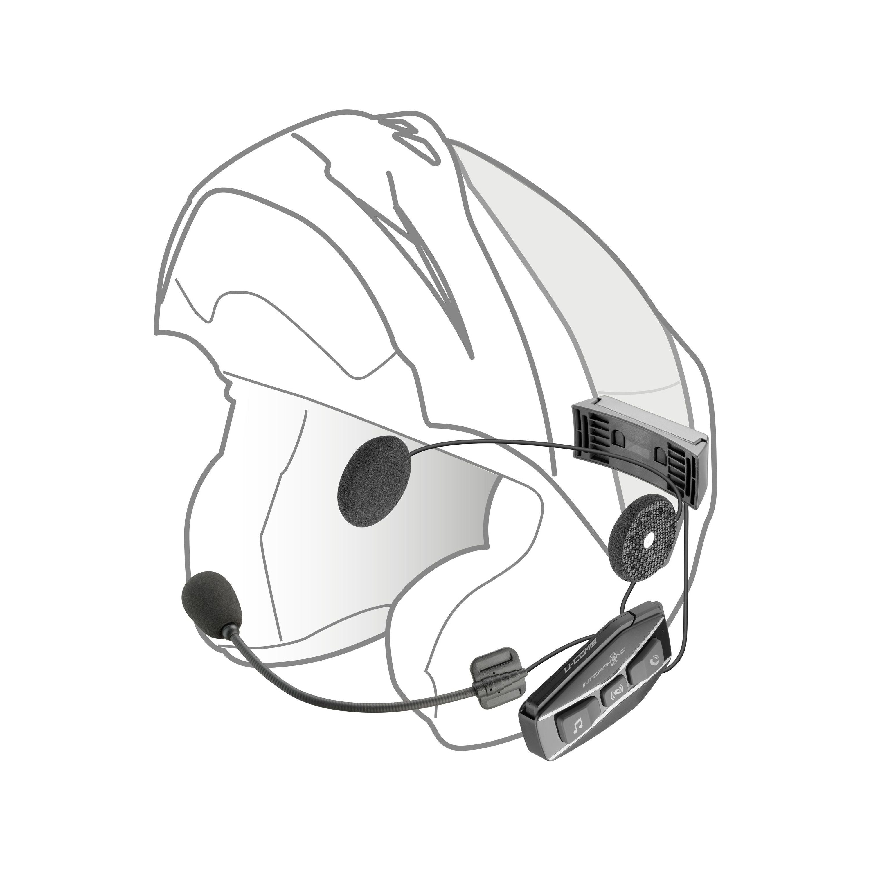 Interphone UCOM 16 Motorcycle Bluetooth Communication System