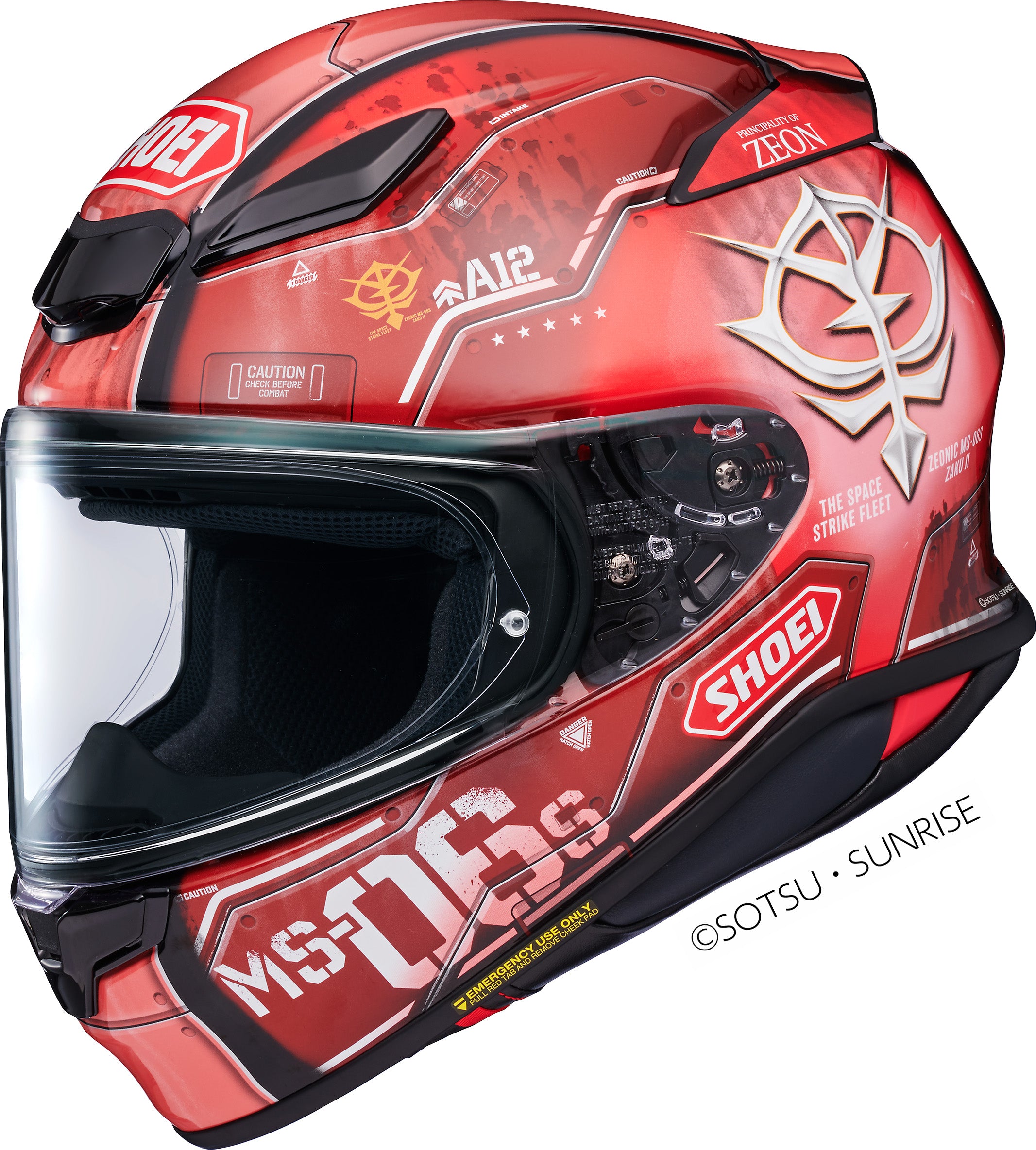 Shoei NXR2 MS-06S Char's Zaku II TC-1