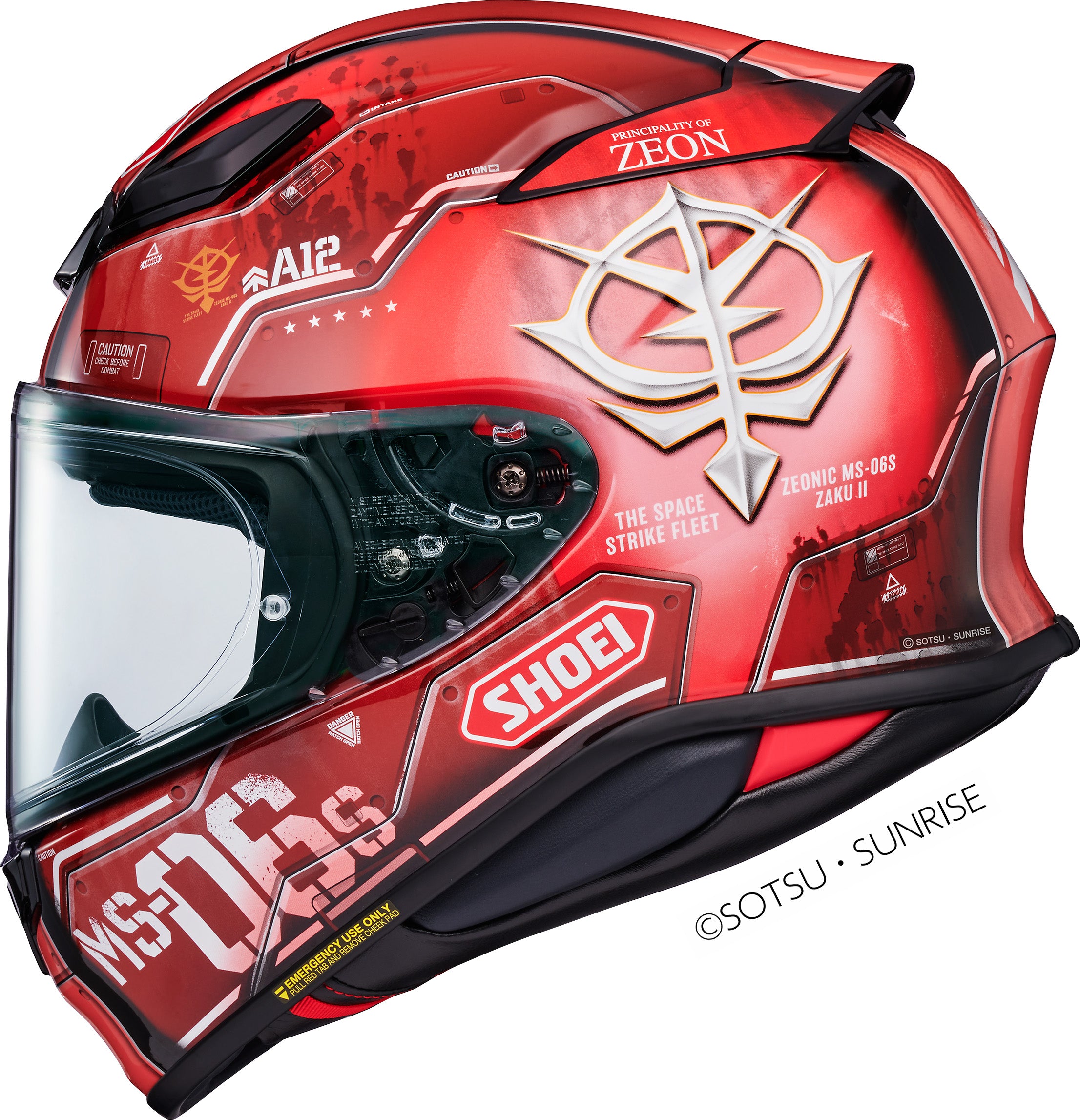 Shoei NXR2 MS-06S Char's Zaku II TC-1