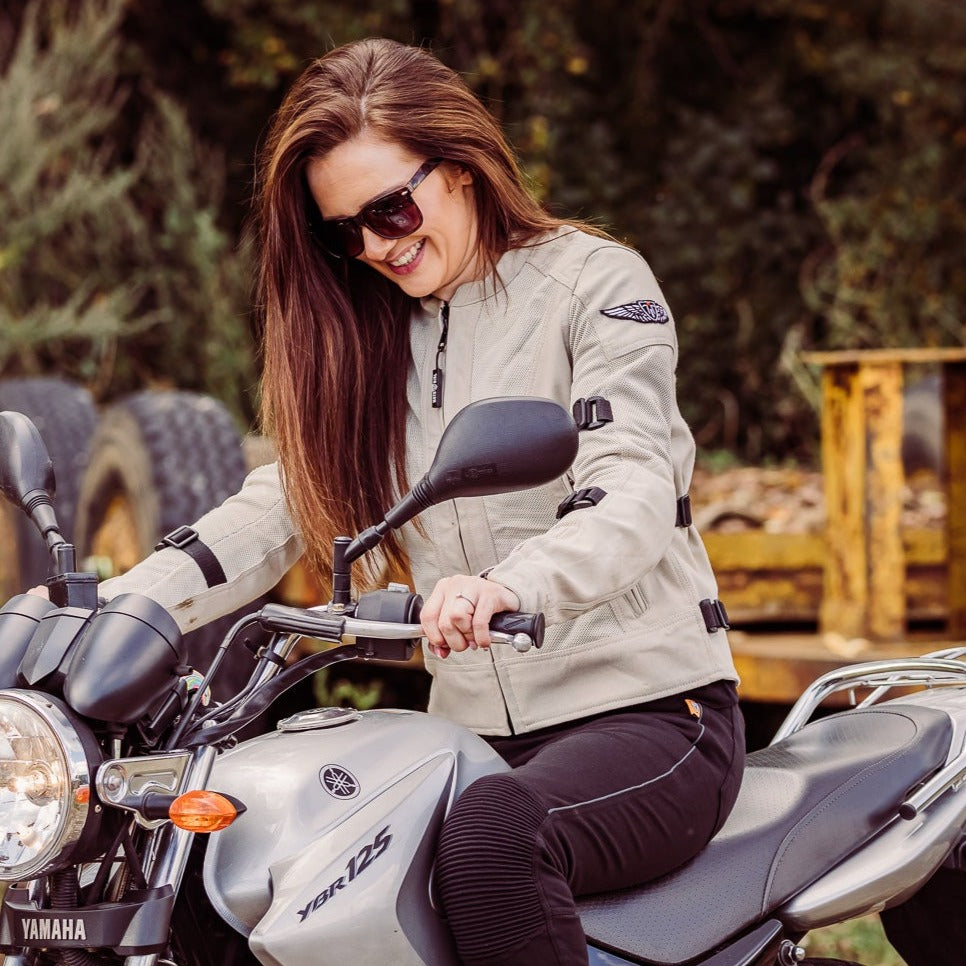 MotoGirl Jodie Summer Mesh Jacket Natural