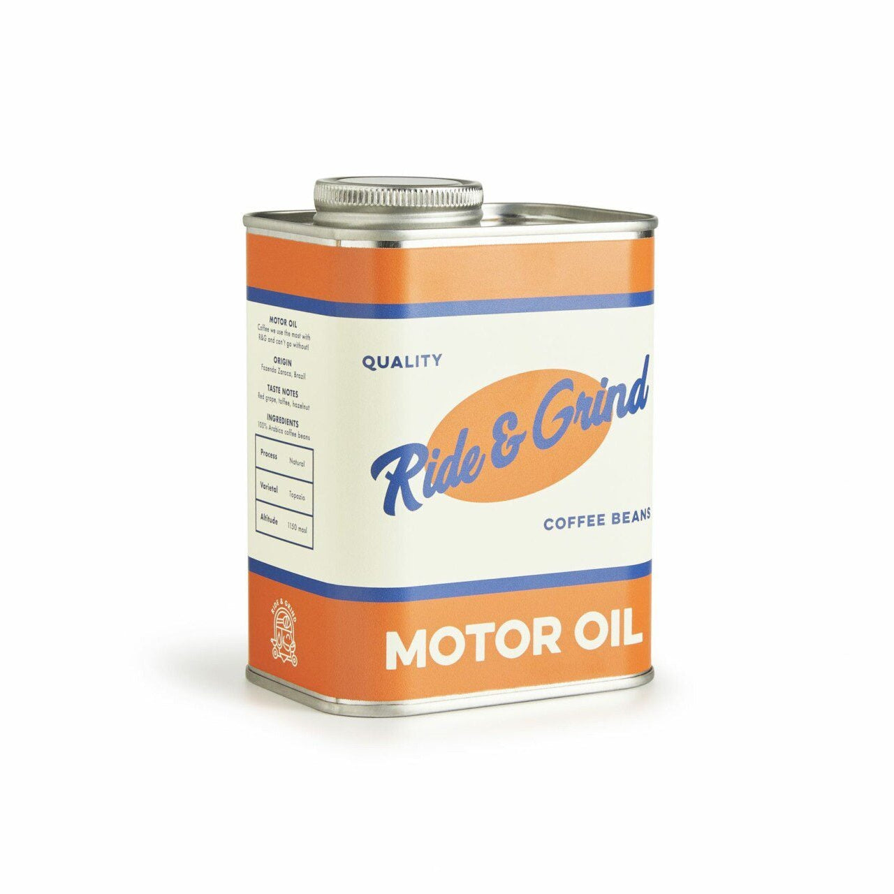 Ride & Grind Coffee Motor Oil Tin 250g