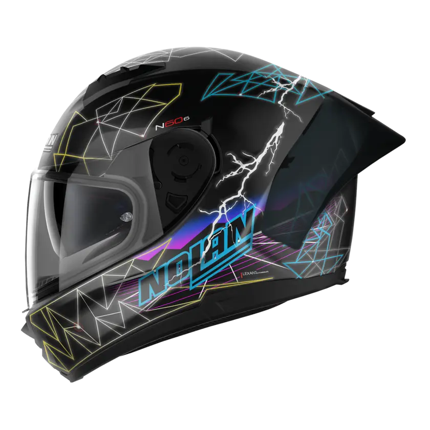 Nolan N60-6 Sport Raindance 026 Flat Black/Multi