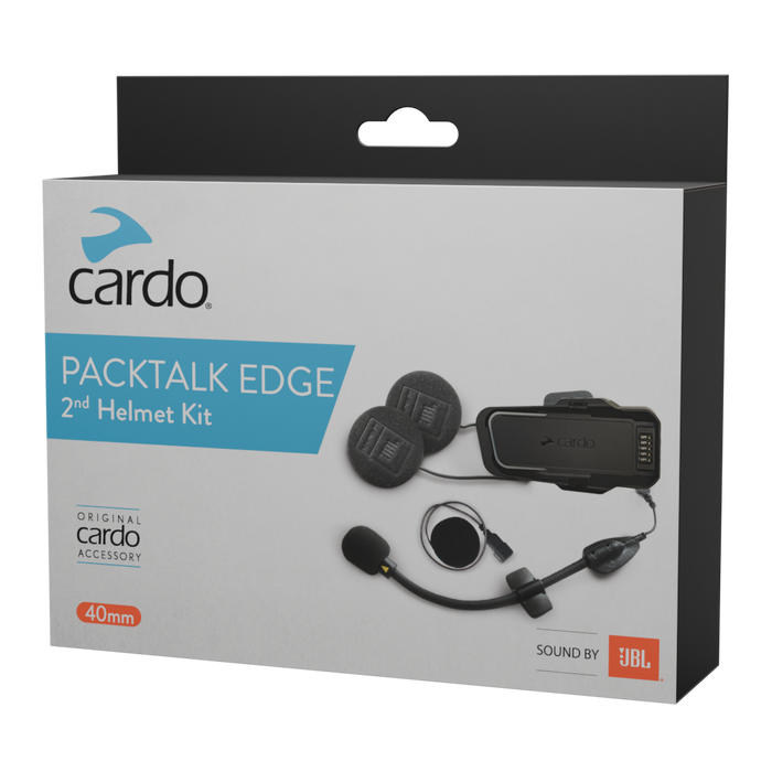 Cardo 2nd Helmet JBL Kit Packtalk Edge Cardo The Biker Company
