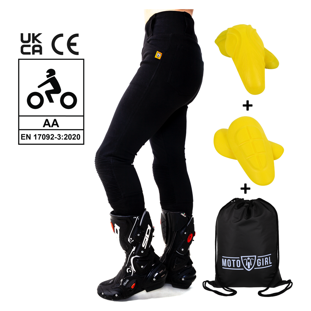 Motocross Girl Heart Leggings