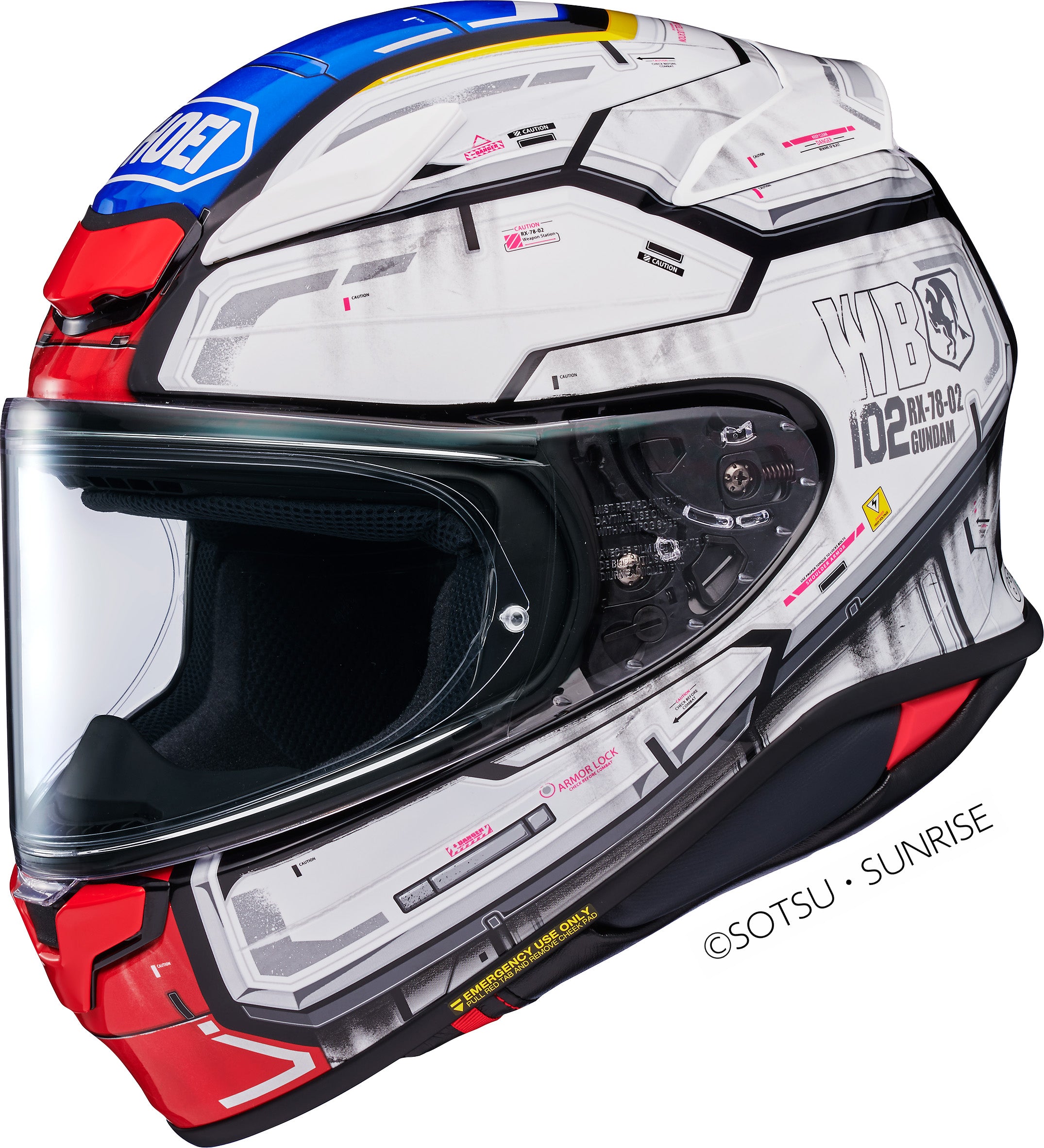 Shoei NXR2 RX-78-02 Gundam TC-10