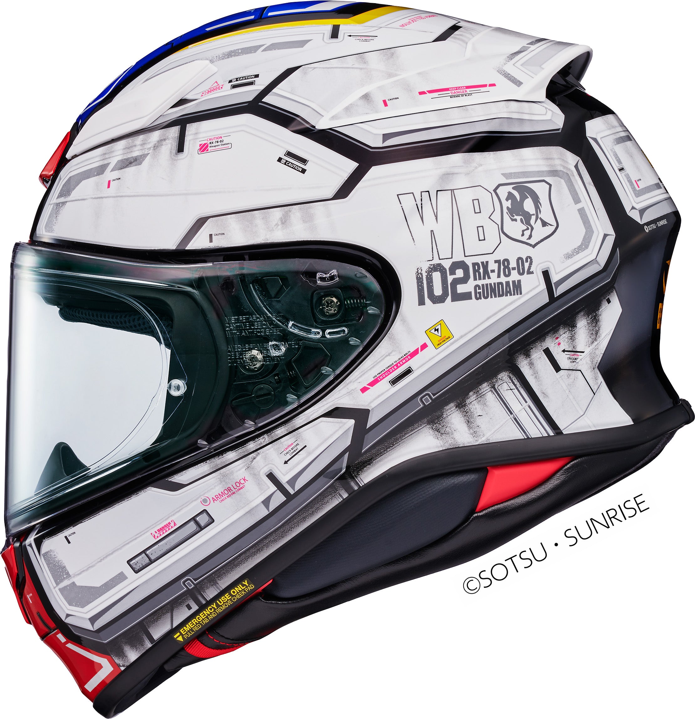 Shoei NXR2 RX-78-02 Gundam TC-10