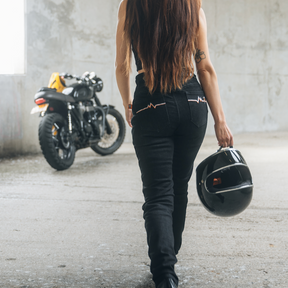 MotoGirl Ellie Jeans Black