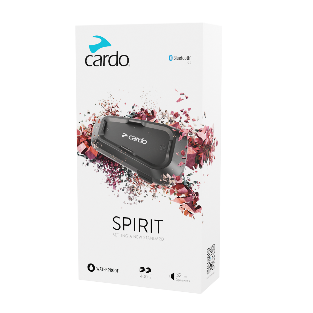 Cardo Spirit Motorcycle Bluetooth Communication System
