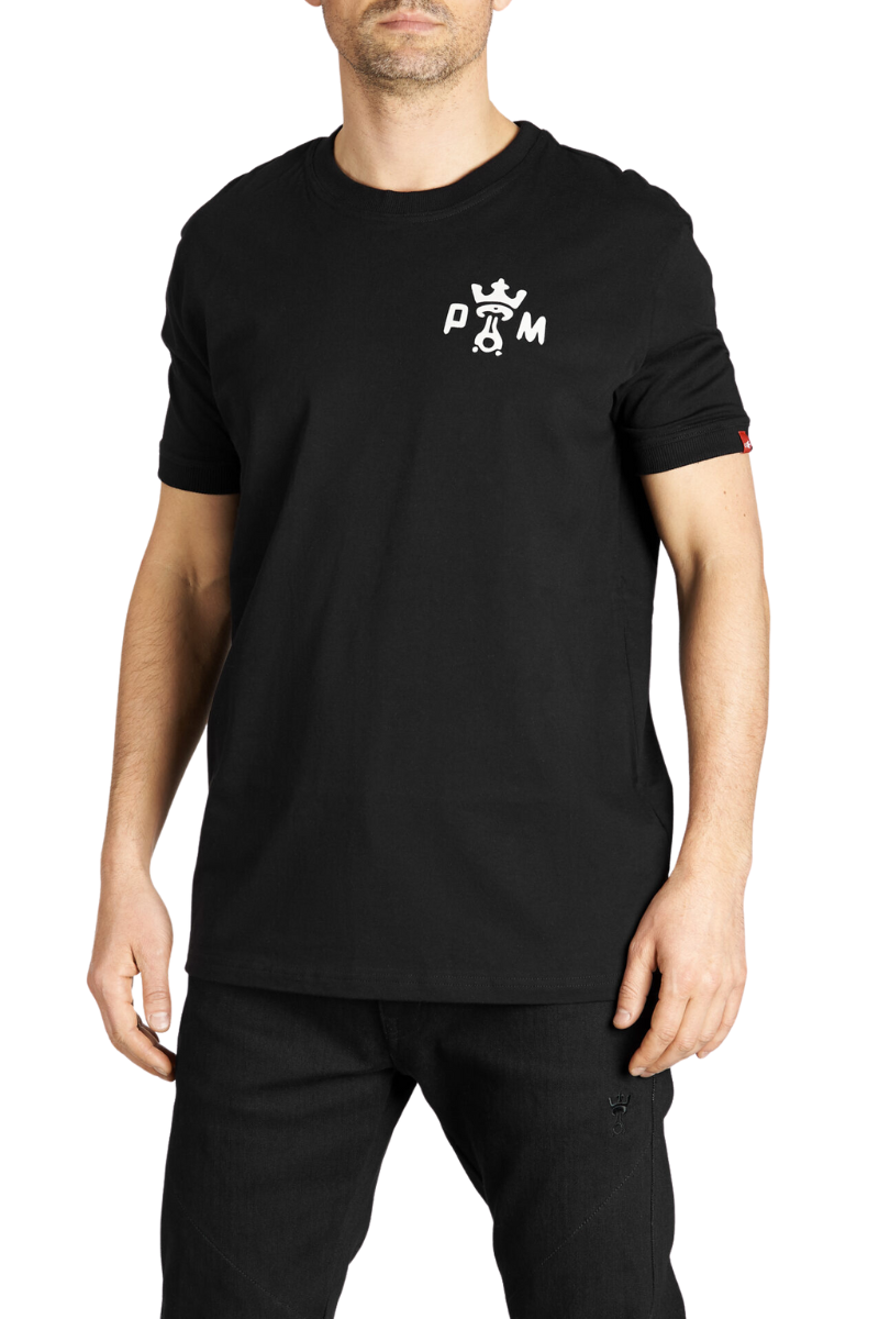 PandoMoto T-Shirt Mike Red Skull Black