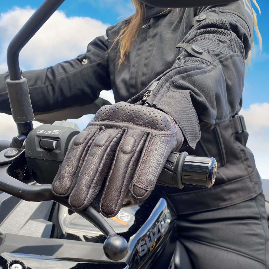 MotoGirl Yoko Gloves Brown