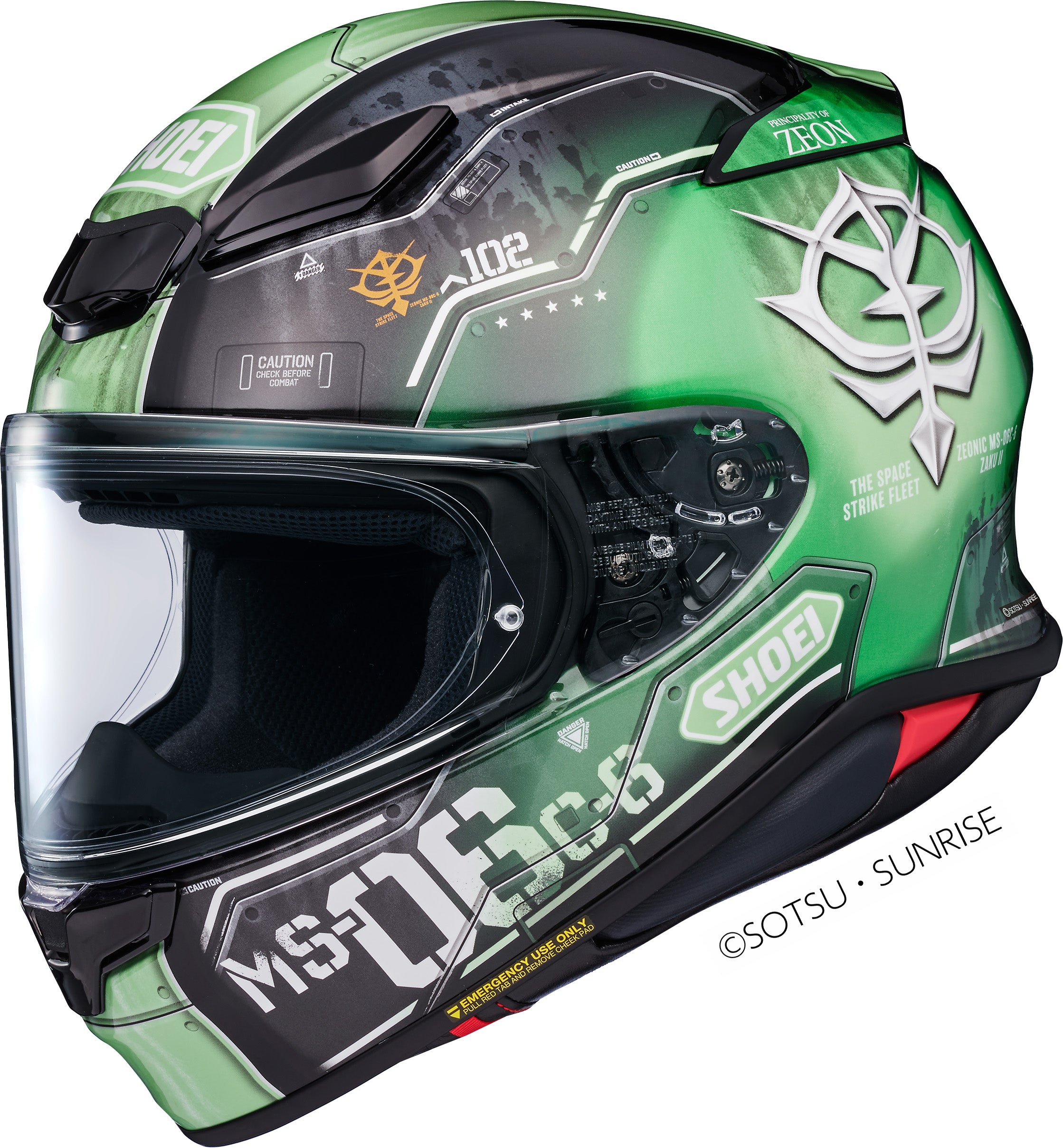 Shoei NXR2 MS-06C-6 Zaku II TC-4