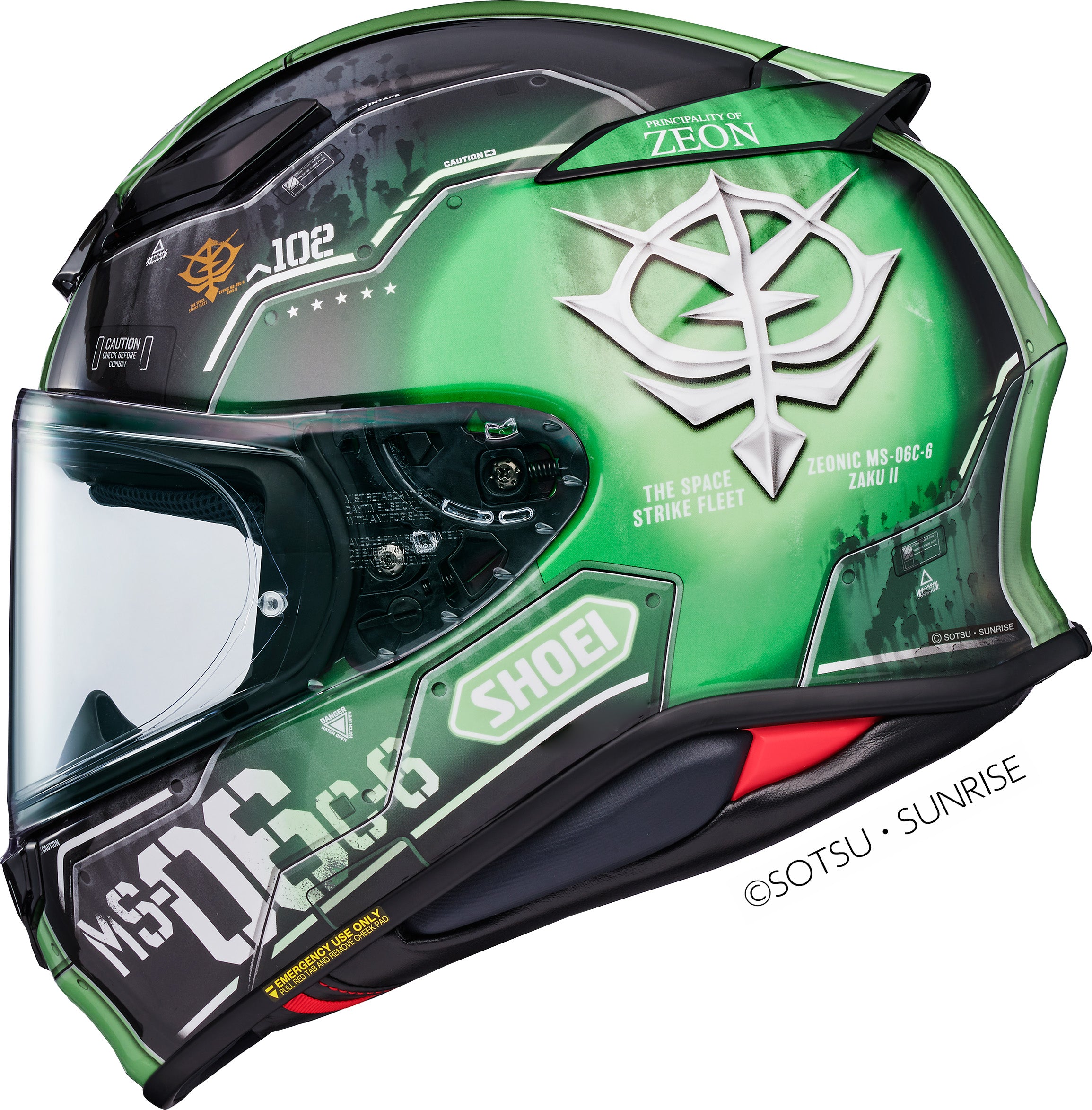 Shoei NXR2 MS-06C-6 Zaku II TC-4
