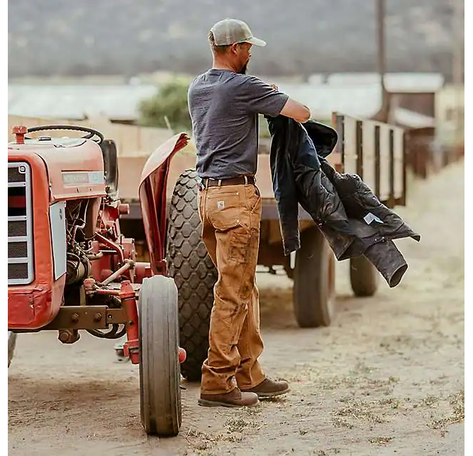 Carhartt Loose Fit Firm Duck Double-Front Utility Work Pant