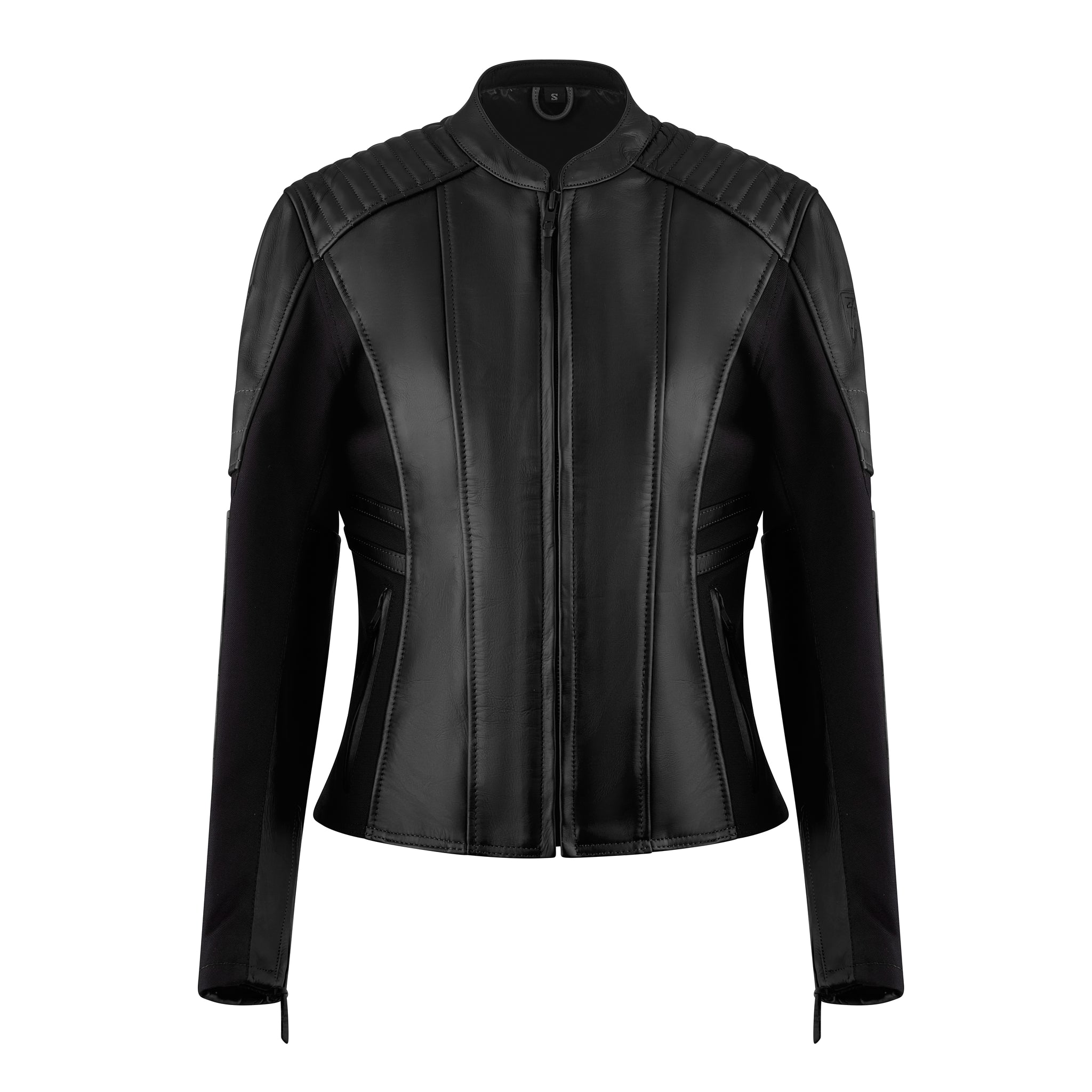 MotoGirl Amelia Leather Jacket Black