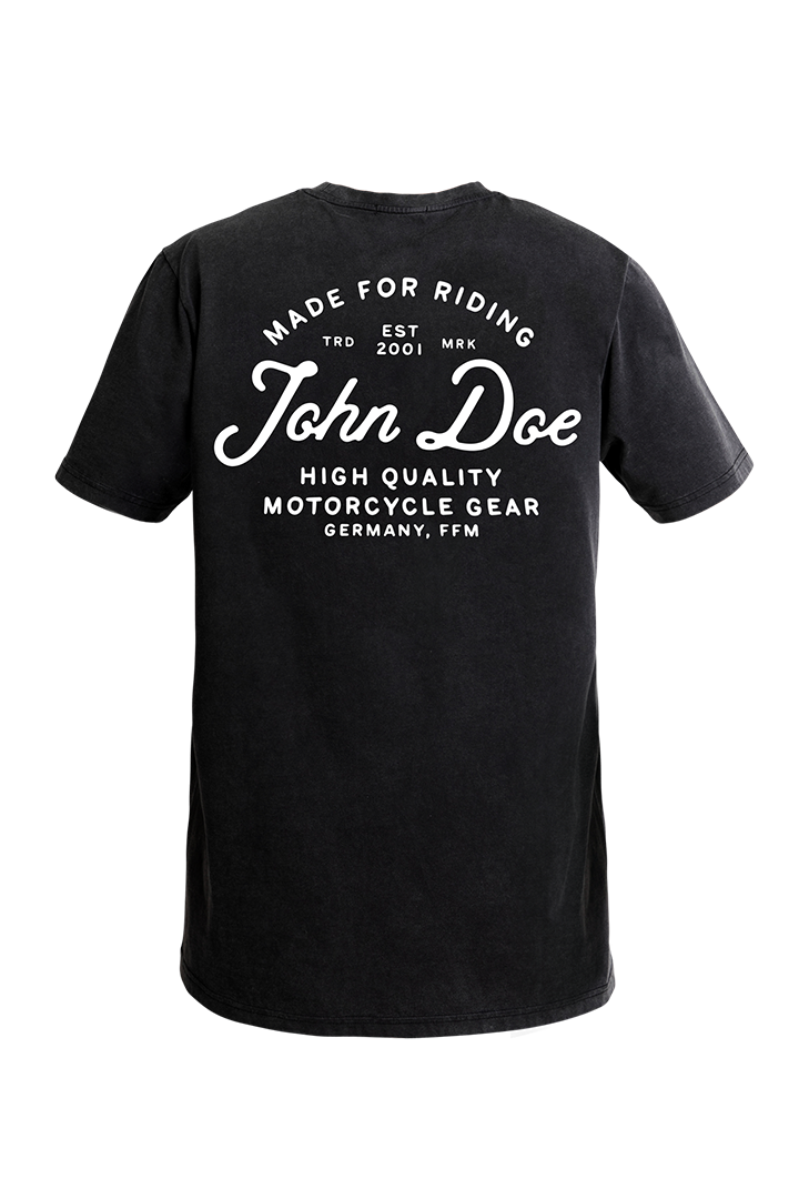 John Doe T-Shirt JD Lettering Black