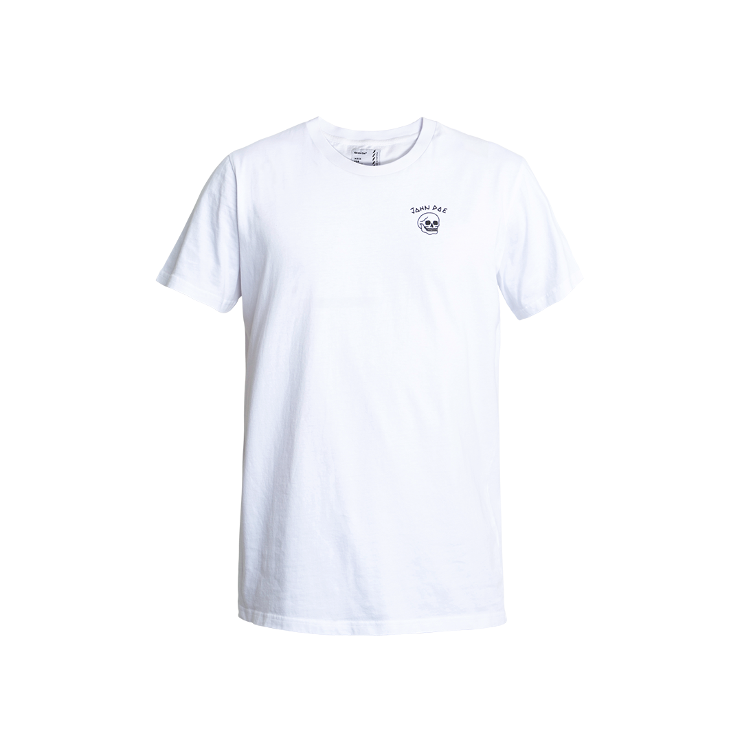 John Doe T-Shirt Live Fast Skull White