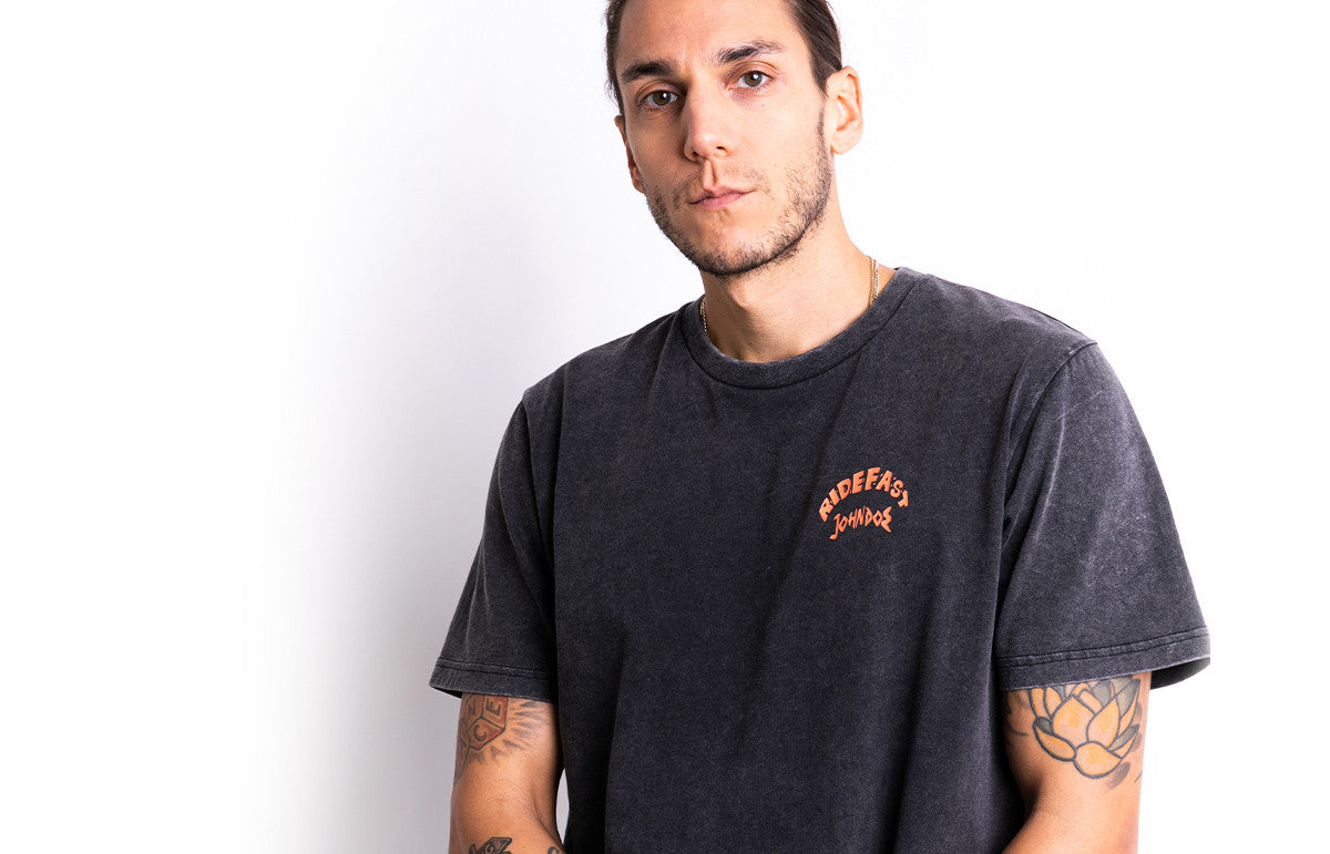 John Doe T-Shirt Lion Black Out Black
