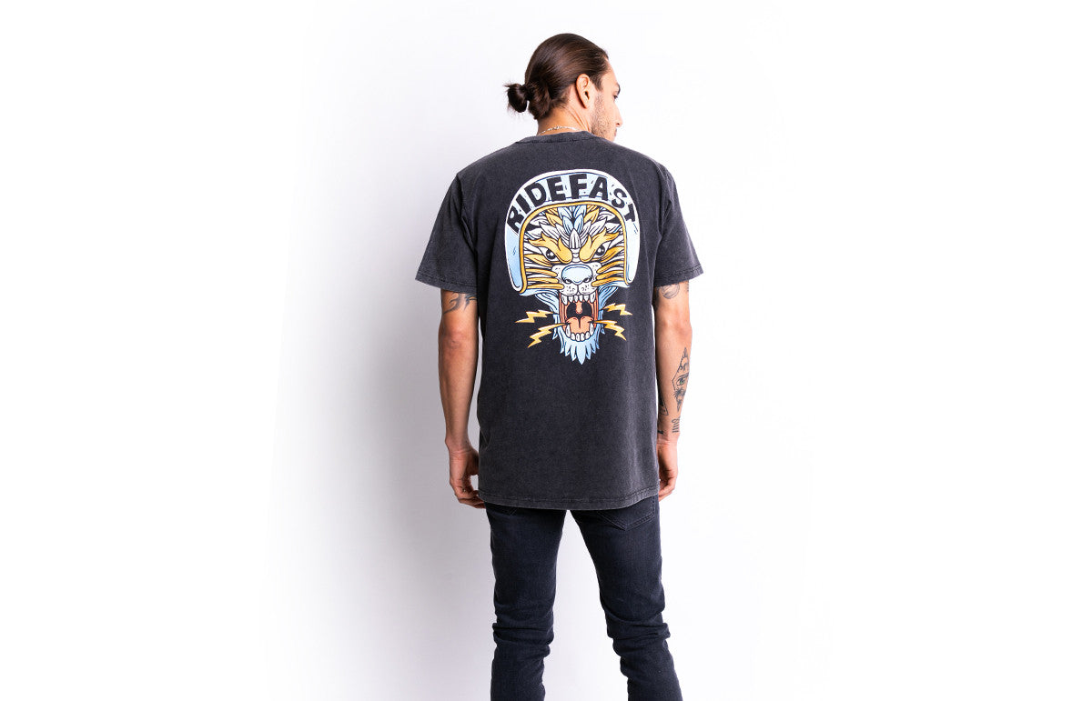 John Doe T-Shirt Lion Black Out Black
