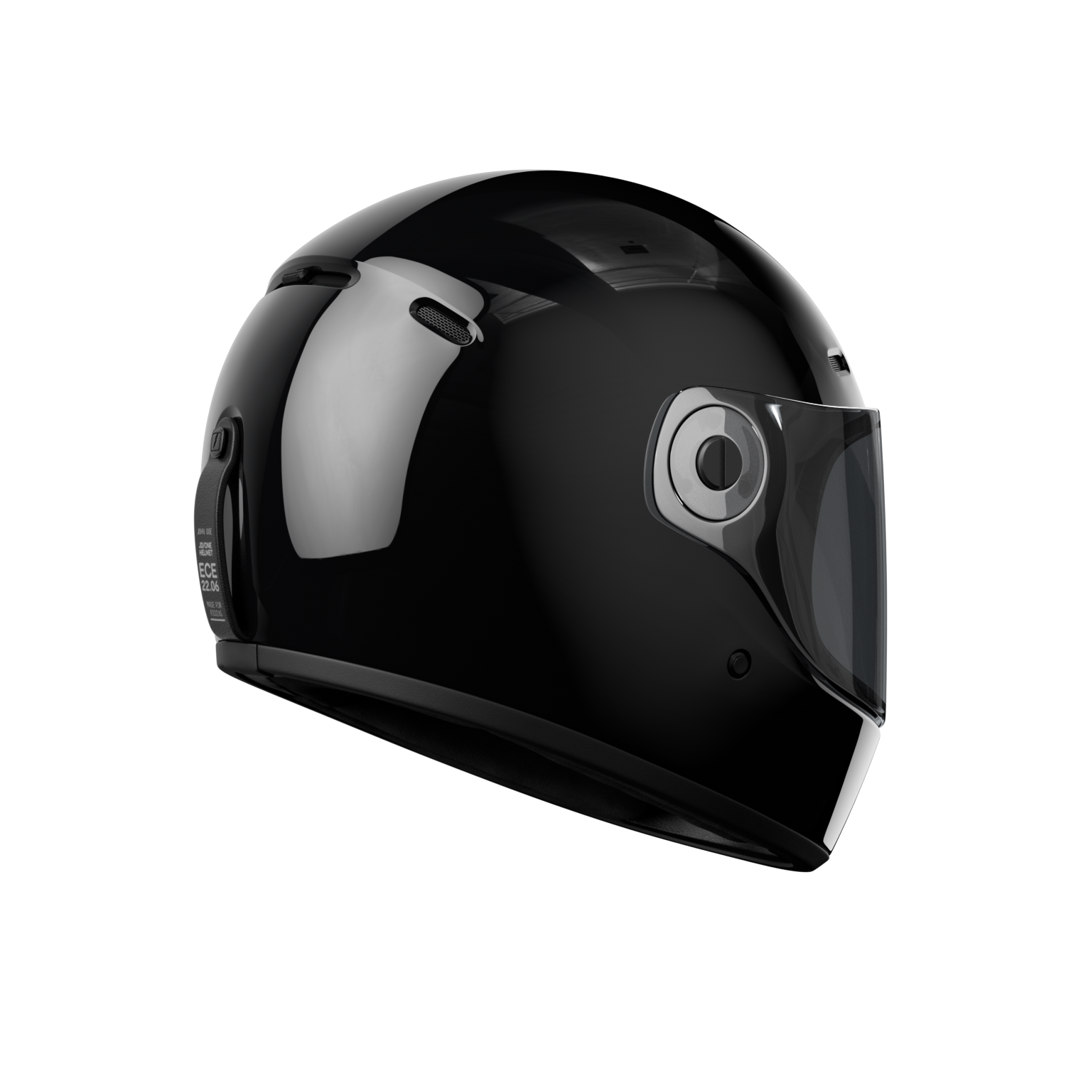 John Doe JD/ONE Helmet Glossy Black