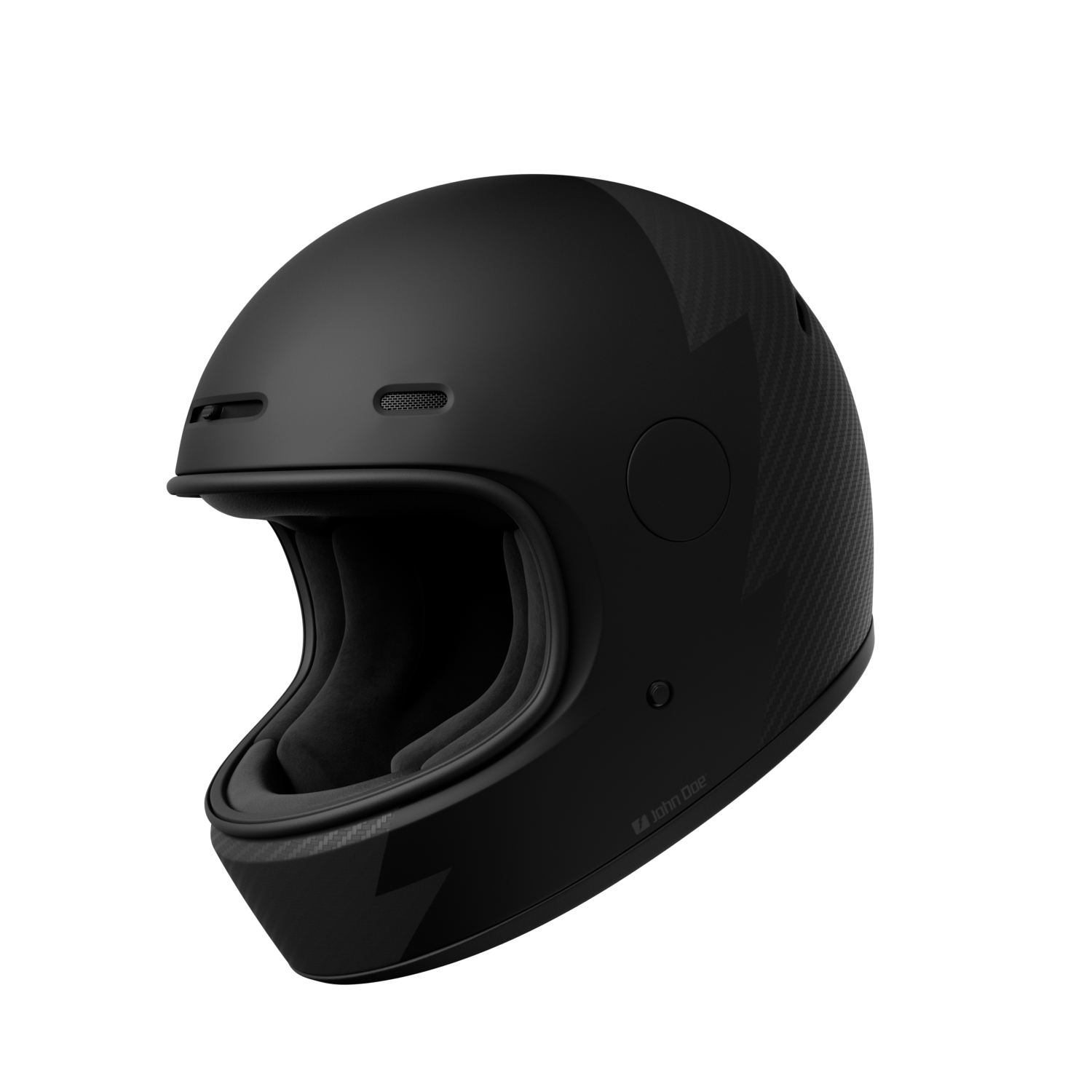John Doe JD/ONE Helmet Signature Frozen Black/Carbon