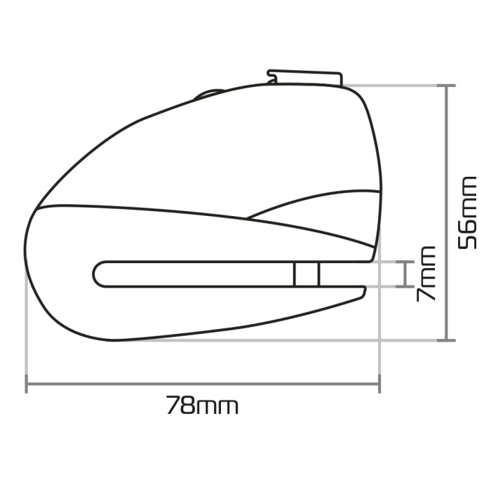 Oxford Screamer7 Alarm Disc Lock