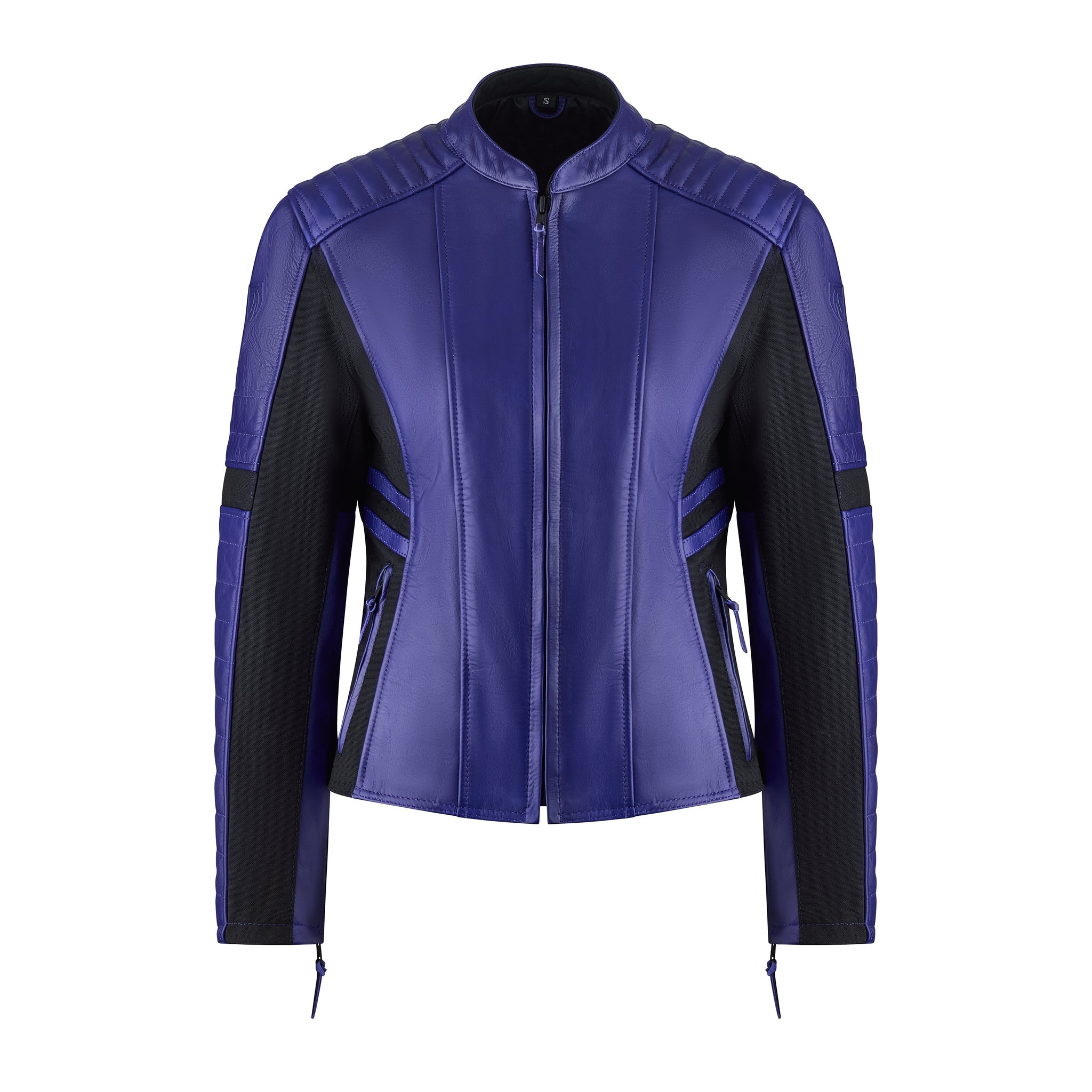 MotoGirl Amelia Leather Jacket Purple