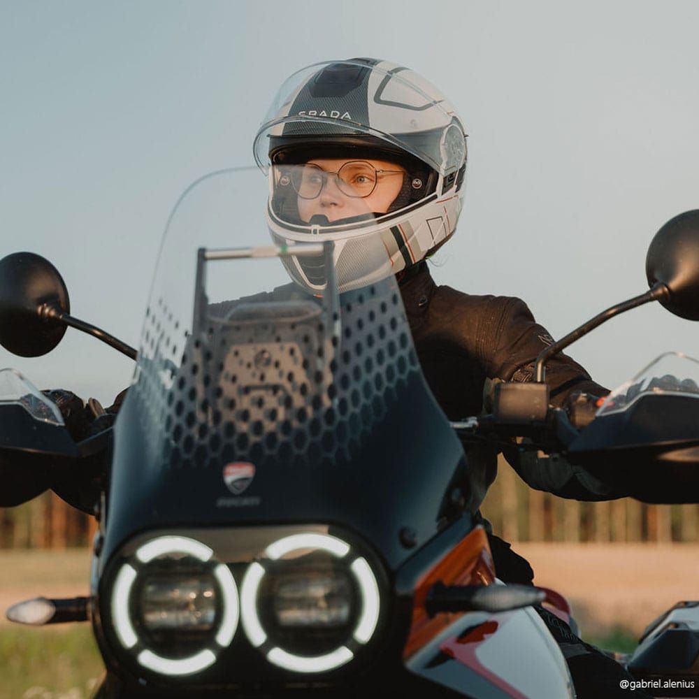 Spada Orion 2 Element White/Grey/Red Helmet