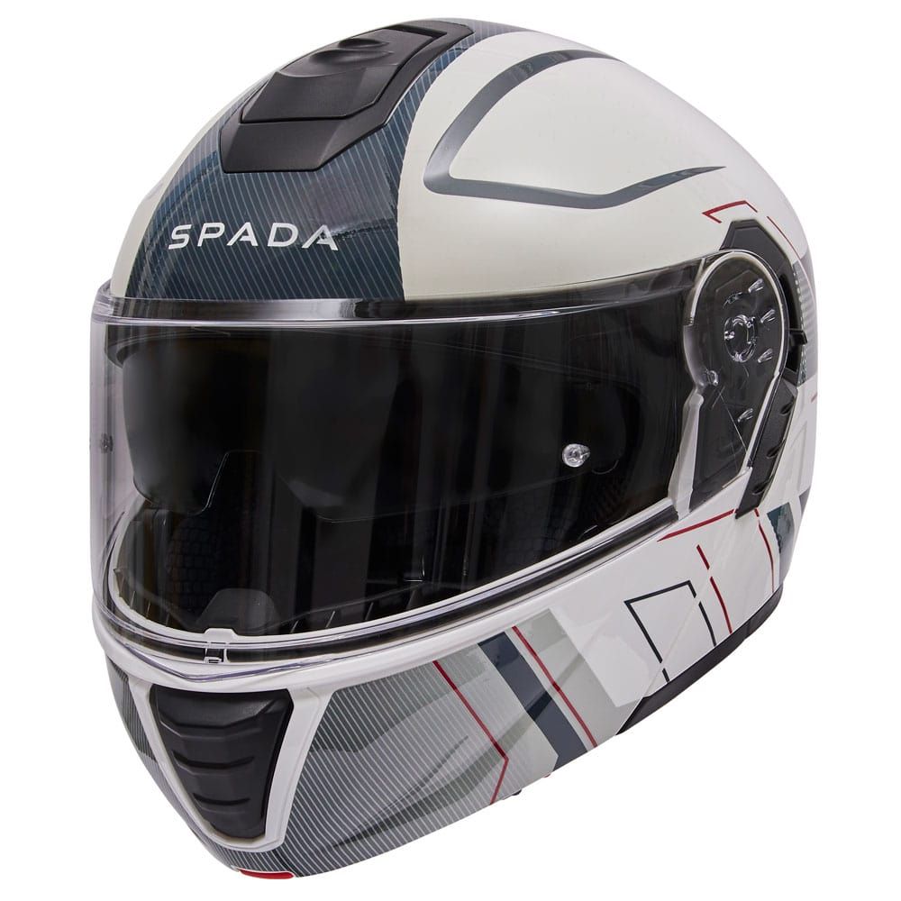 Spada Orion 2 Element White/Grey/Red Helmet