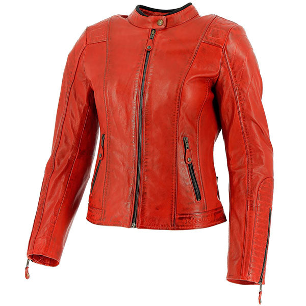 Richa Lausanne Ladies Leather Jacket Red