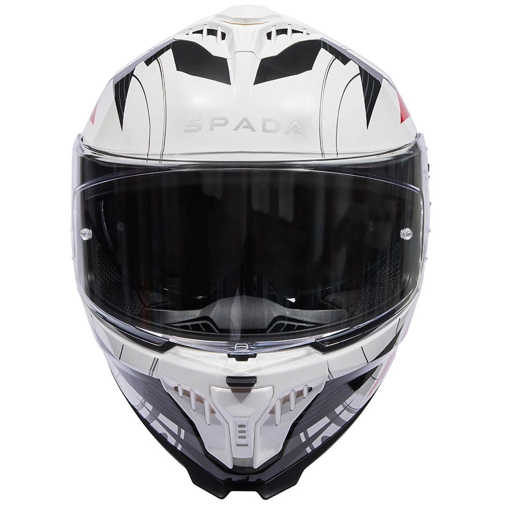Spada SP18 Strike White/Black/Red Helmet