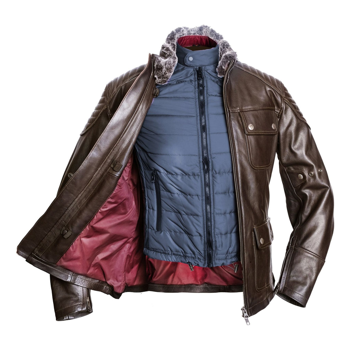 By City - By City Men's Legend II Leather Jacket - Men's Jackets - Salt Flats Clothing