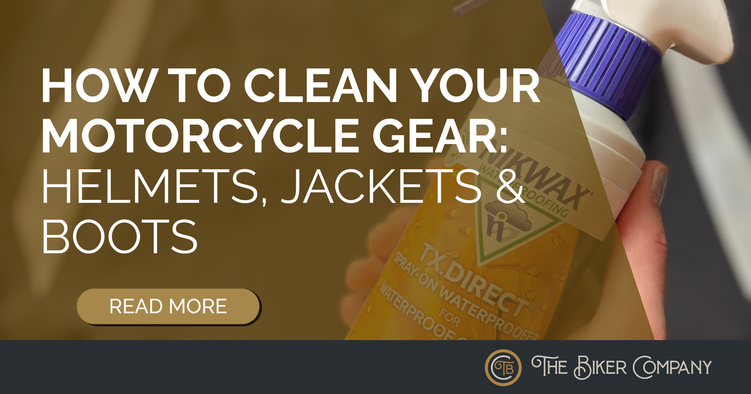 How to Clean Your Motorcycle Gear: Helmets, Jackets & Boots
